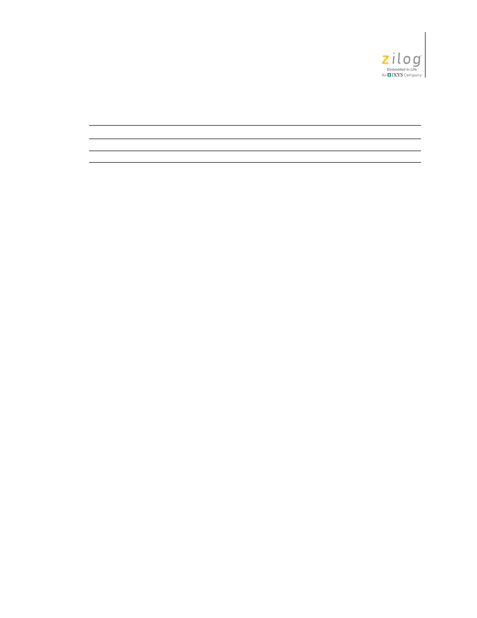 Zilog Z16F2810 User Manual | Page 181 / 216