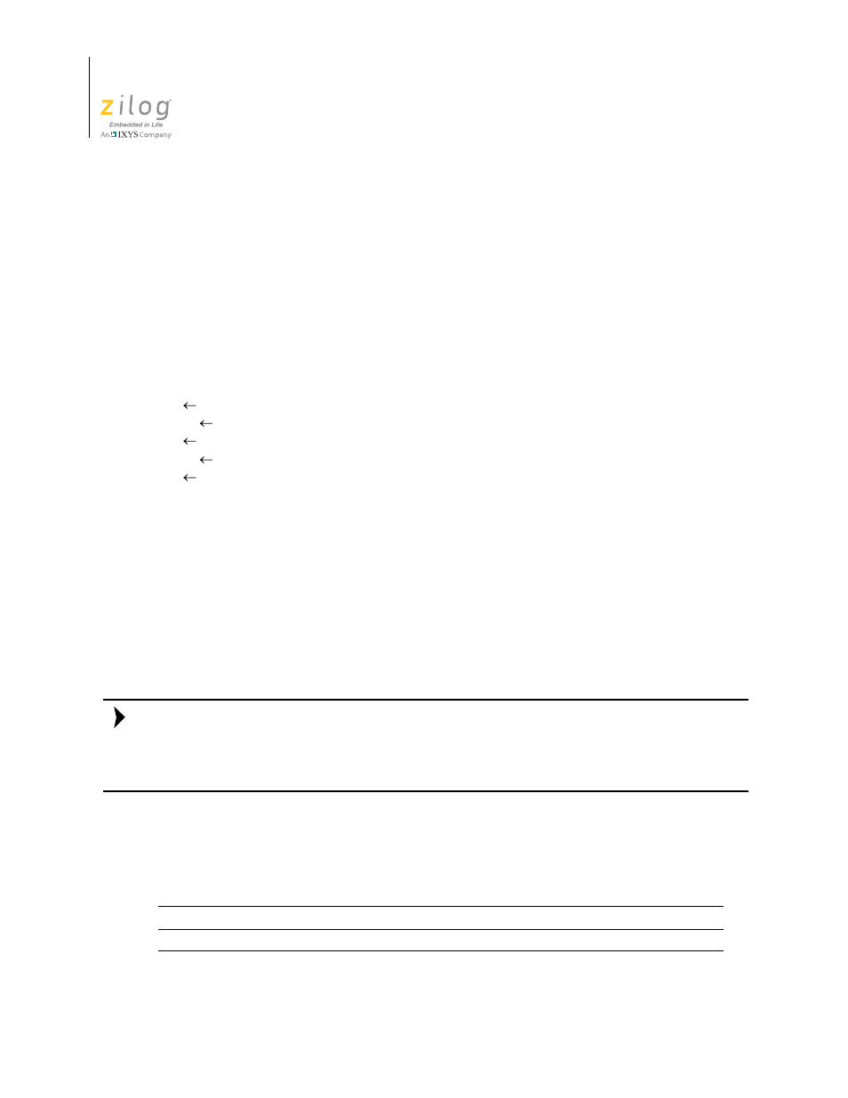 Trap, Instruction executes, the, Information, see the | Zilog Z16F2810 User Manual | Page 194 / 216