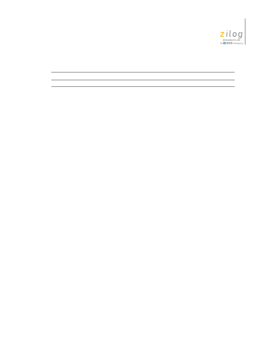 Zilog Z16F2810 User Manual | Page 197 / 216