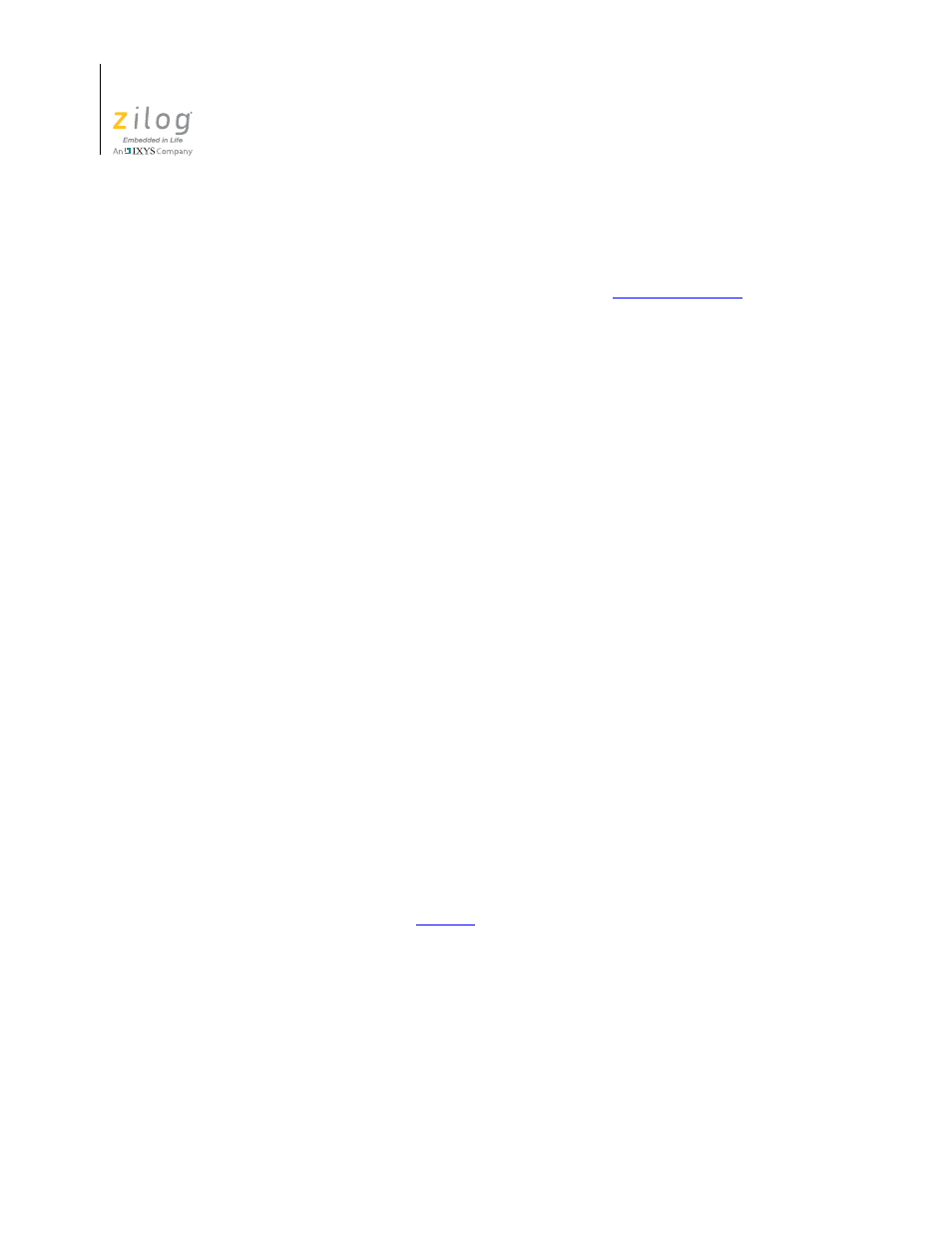 Zilog Z16F2810 User Manual | Page 26 / 216