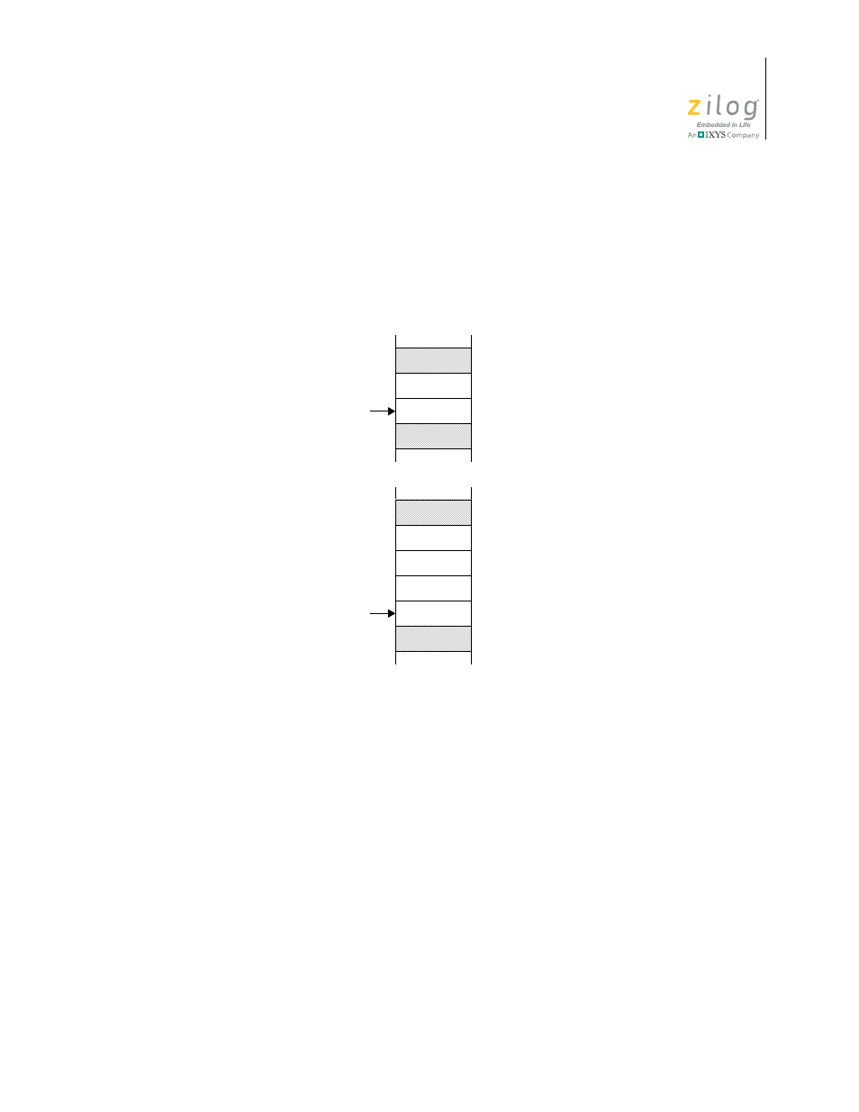 Endianness, Bus widths, Endianness bus widths | Figure 4, Endianness of words and quads | Zilog Z16F2810 User Manual | Page 35 / 216