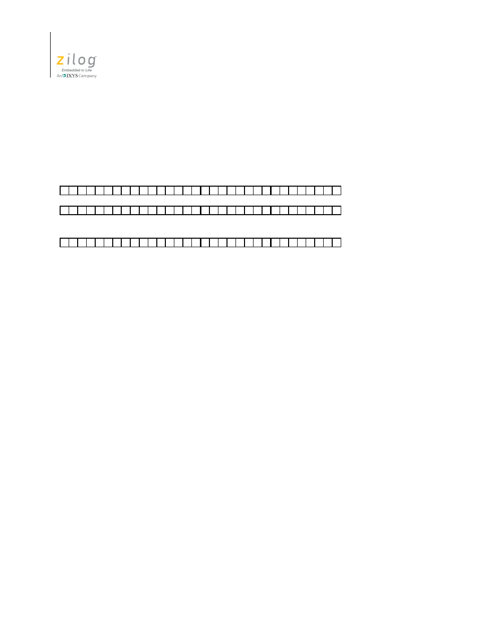 Setting bits (masked or), Testing bits (tm and tcm), Setting bits (masked or) testing bits (tm and tcm) | Figure 9, Masked logic example: clearing a bit, This leaves the value, Zneo, Cpu core user manual, Example, Bit 0 | Zilog Z16F2810 User Manual | Page 54 / 216