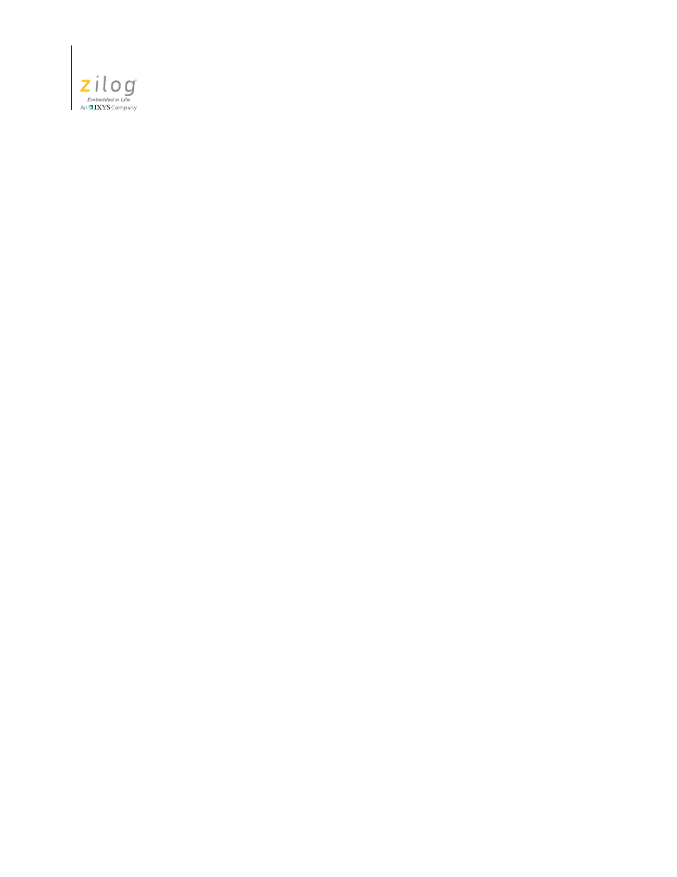 Zilog Z16F2810 User Manual | Page 6 / 216
