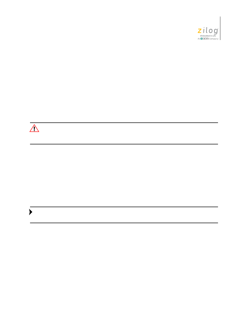 Divide-by-zero, Divide overflow, Divide-by-zero divide overflow | Zilog Z16F2810 User Manual | Page 67 / 216