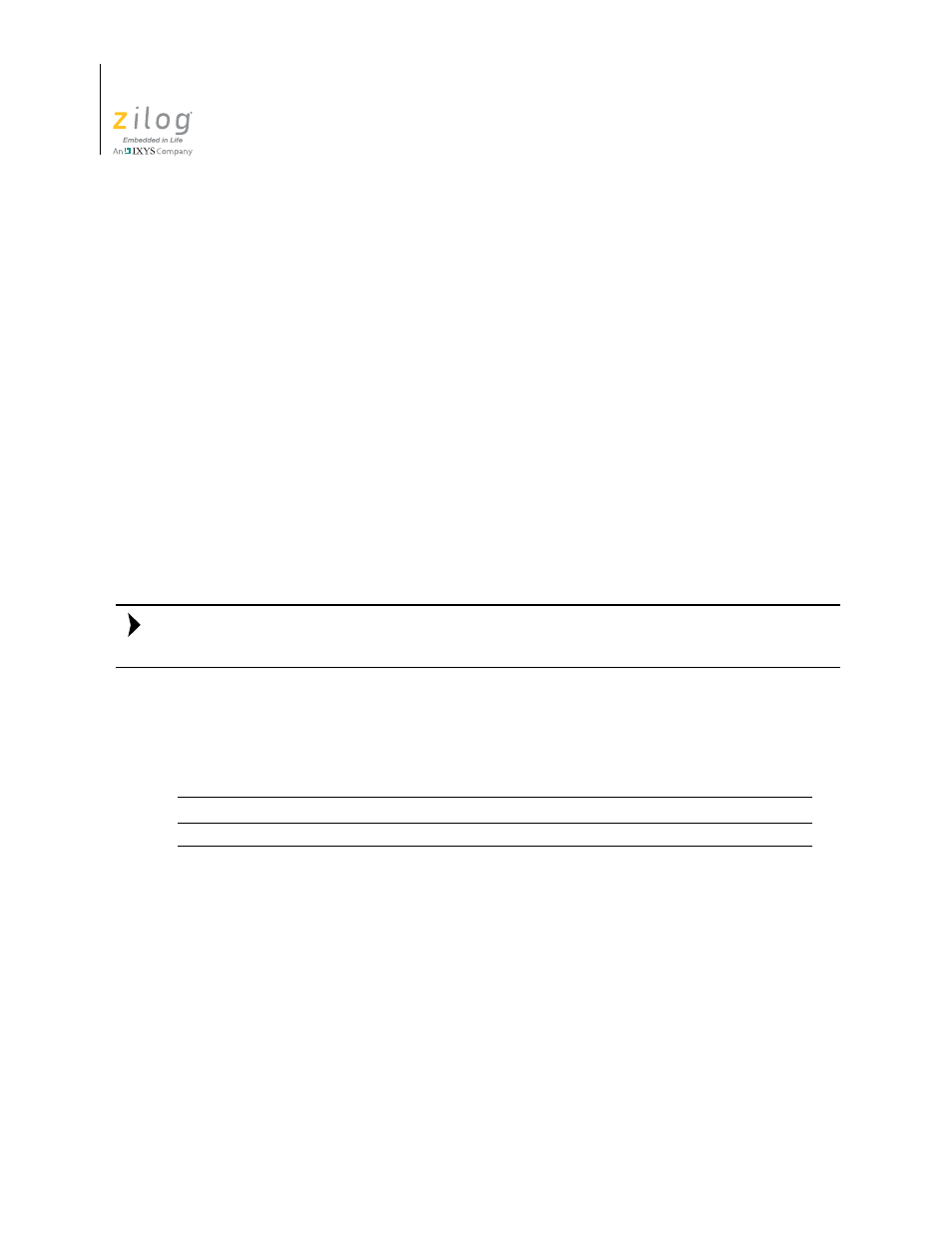 Zilog Z16F2810 User Manual | Page 94 / 216