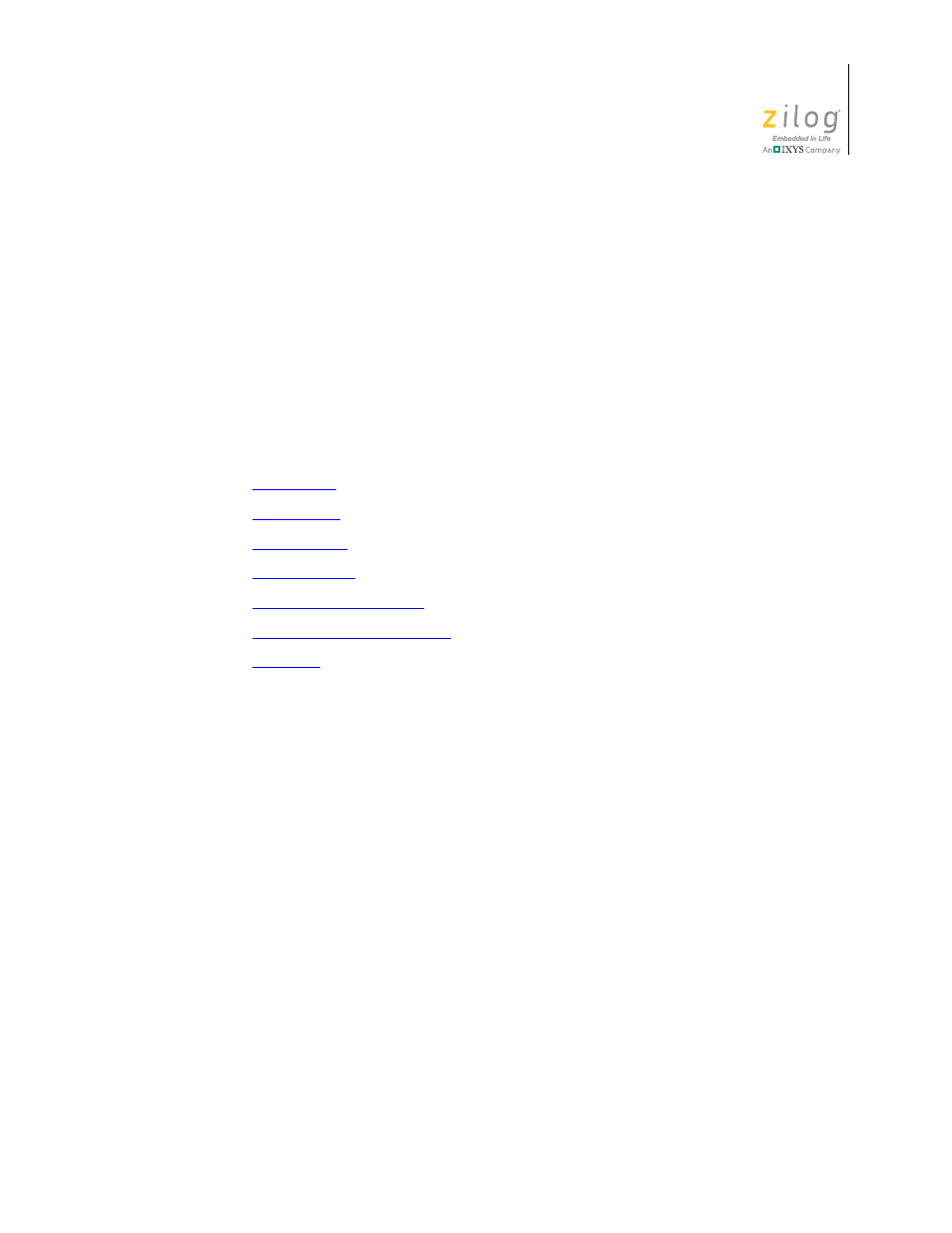 Zilog ZUSBOPTS User Manual | Page 123 / 520