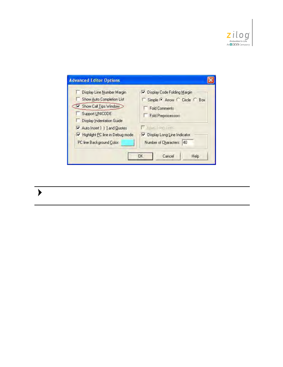 Auto indentation | Zilog ZUSBOPTS User Manual | Page 145 / 520