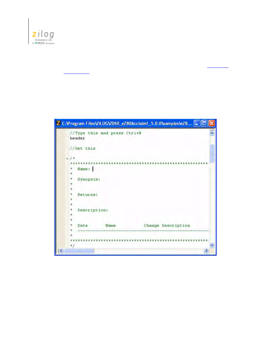 Figure 95. abbreviation example 1 | Zilog ZUSBOPTS User Manual | Page 150 / 520