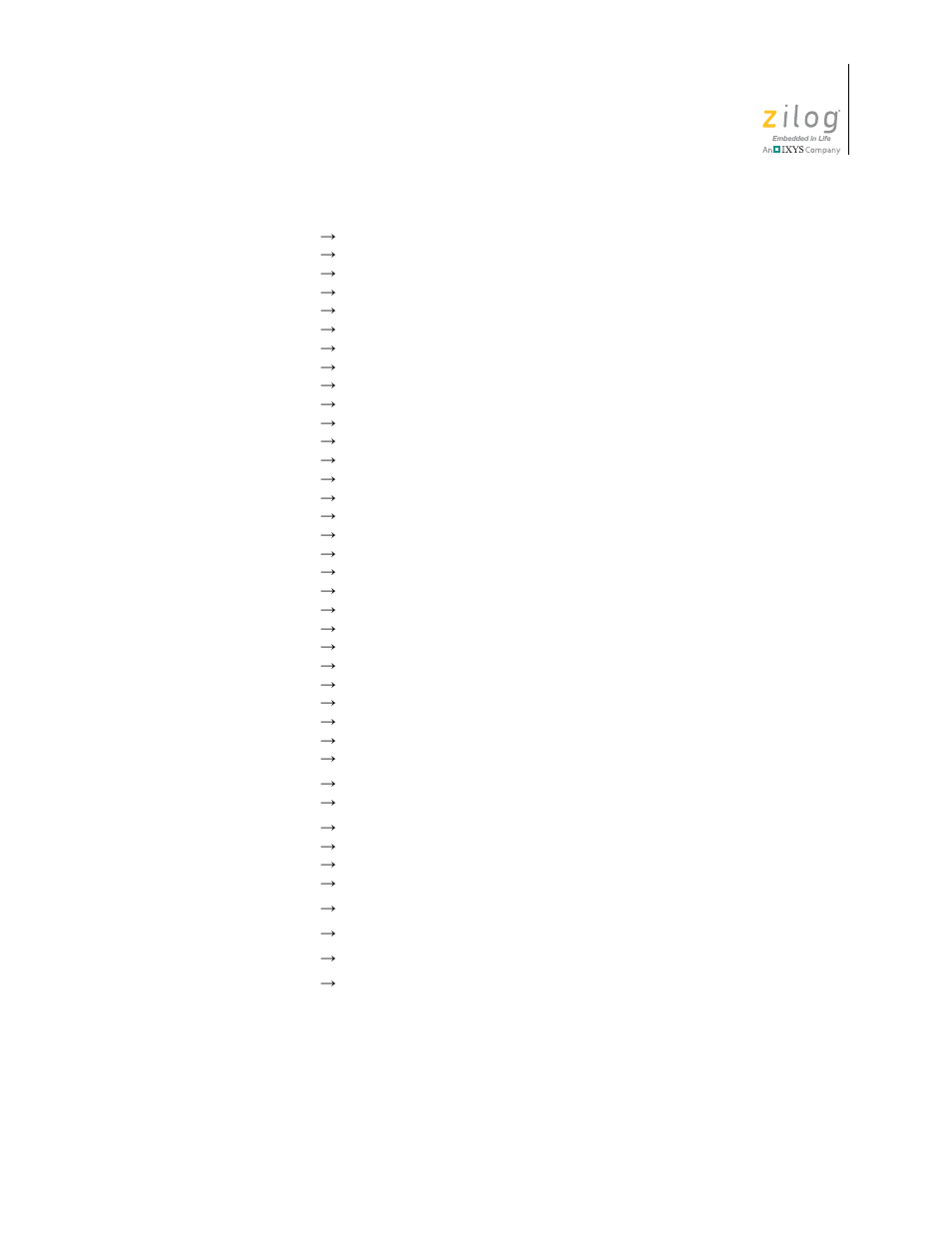Zilog ZUSBOPTS User Manual | Page 281 / 520