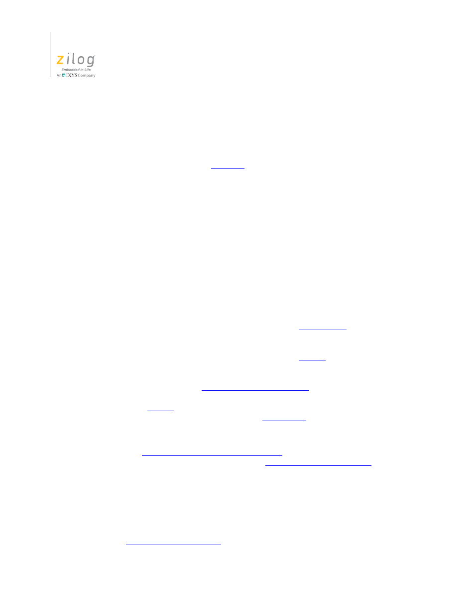 Invoking the linker, Linker commands, Invoking the linker linker commands | P. see the, Linker, Commands | Zilog ZUSBOPTS User Manual | Page 288 / 520