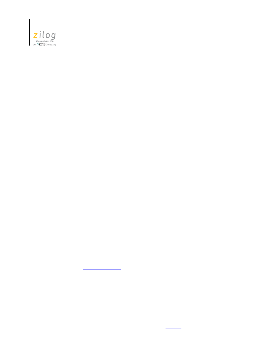 Zilog ZUSBOPTS User Manual | Page 348 / 520