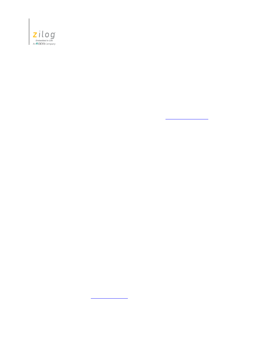 C program setup | Zilog ZUSBOPTS User Manual | Page 352 / 520