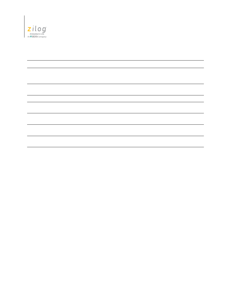 Zilog ZUSBOPTS User Manual | Page 386 / 520
