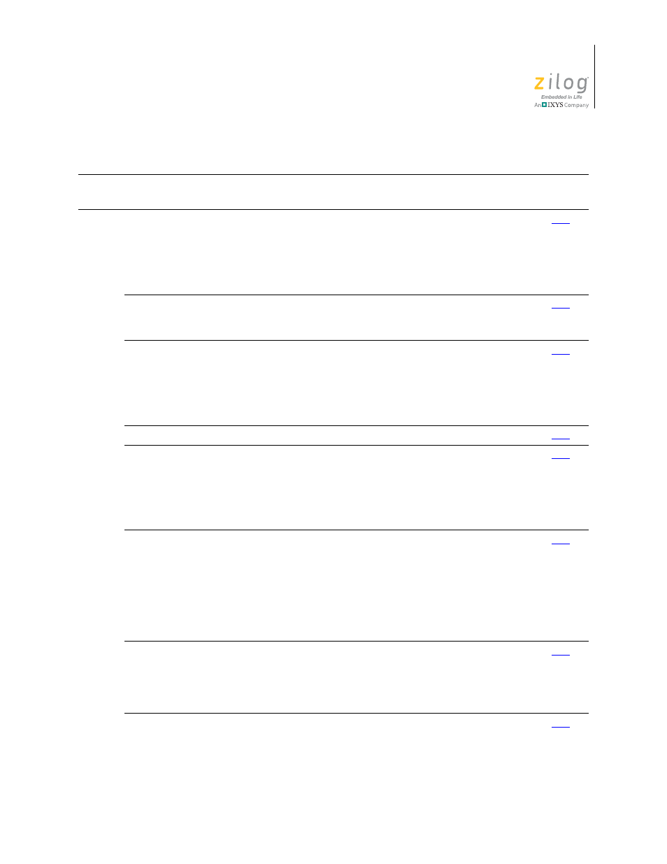 Zilog ZUSBOPTS User Manual | Page 389 / 520