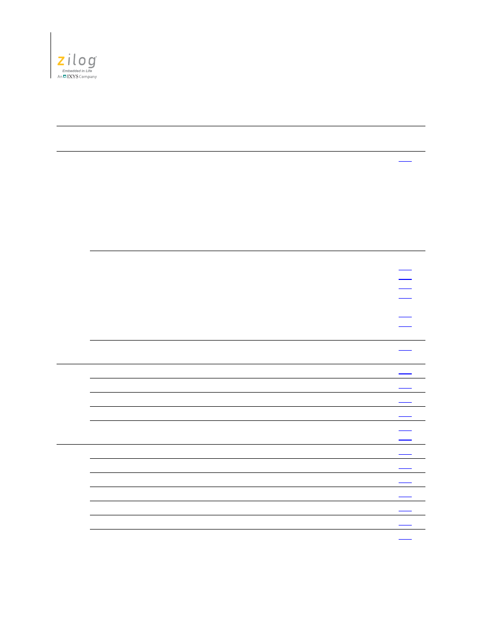 Zilog ZUSBOPTS User Manual | Page 390 / 520