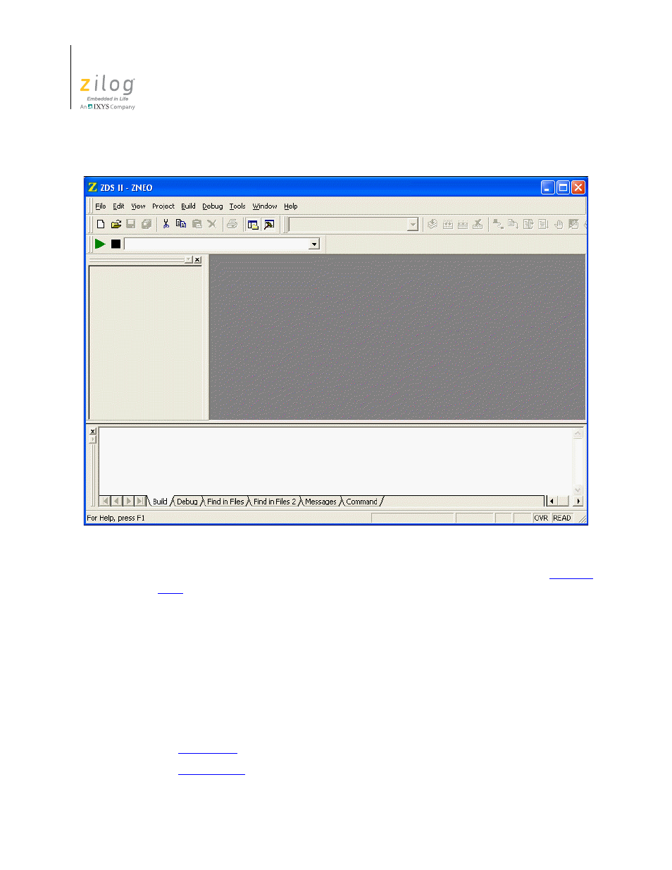 Toolbars, Shown in figure 14, fr | Zilog ZUSBOPTS User Manual | Page 44 / 520