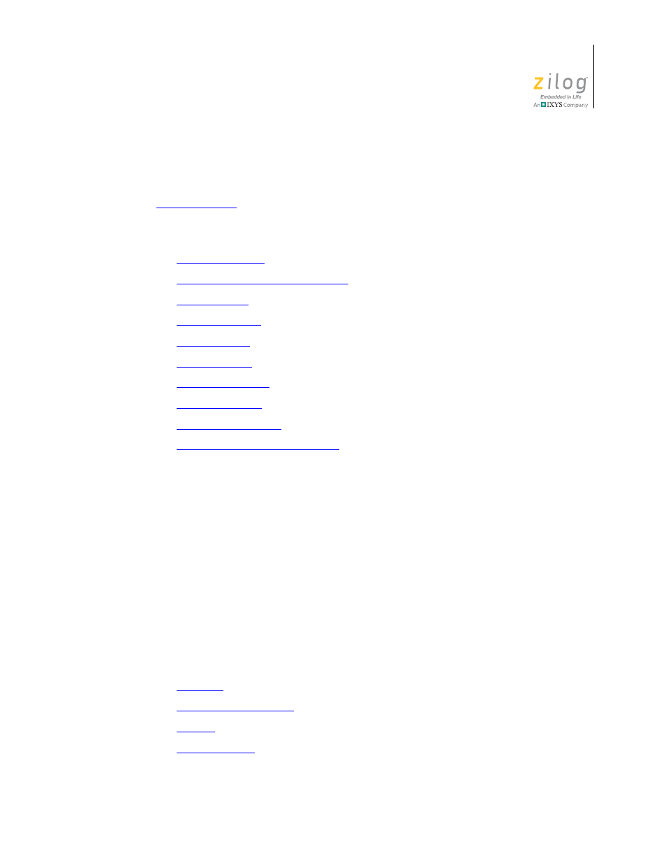 Project menu | Zilog ZUSBOPTS User Manual | Page 73 / 520