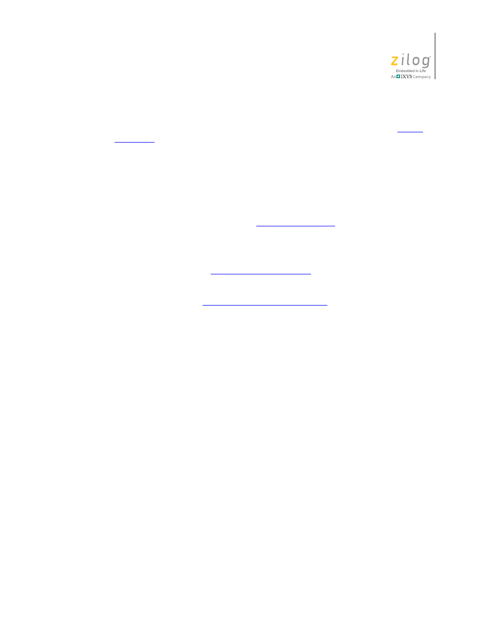 Zilog ZUSBOPTS User Manual | Page 95 / 520