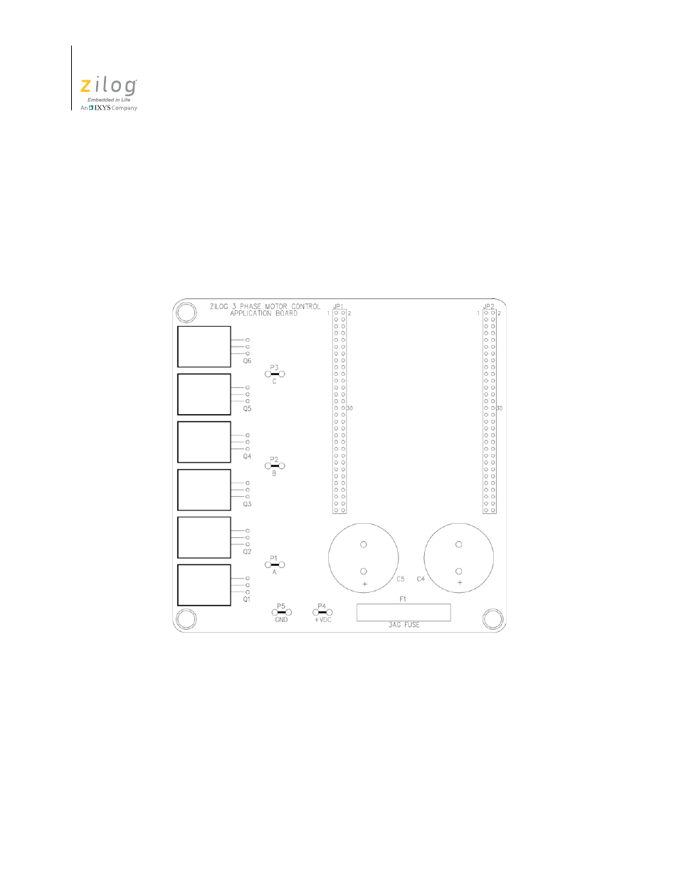 Phase motor control application board, Features | Zilog ZUSBOPTS User Manual | Page 16 / 26