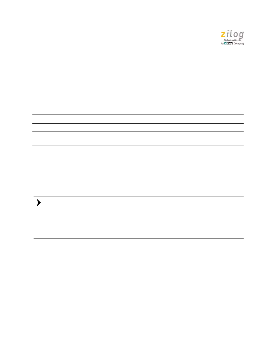 Electrical specifications, Table 3 | Zilog ZUSBOPTS User Manual | Page 32 / 38