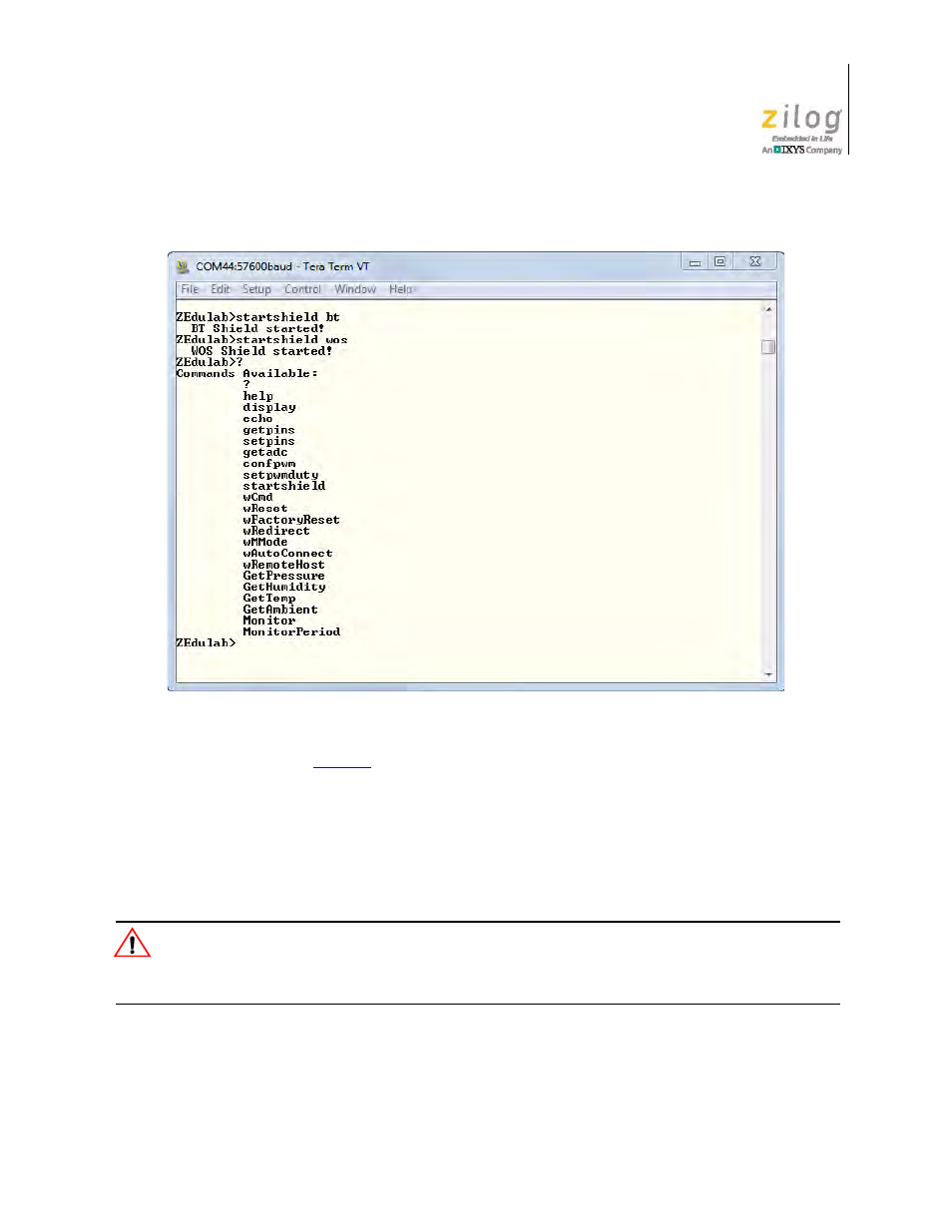Figure 16. stacked shields: combined command set, Ields, as shown in figure 16 | Zilog ZUSBOPTS User Manual | Page 26 / 59