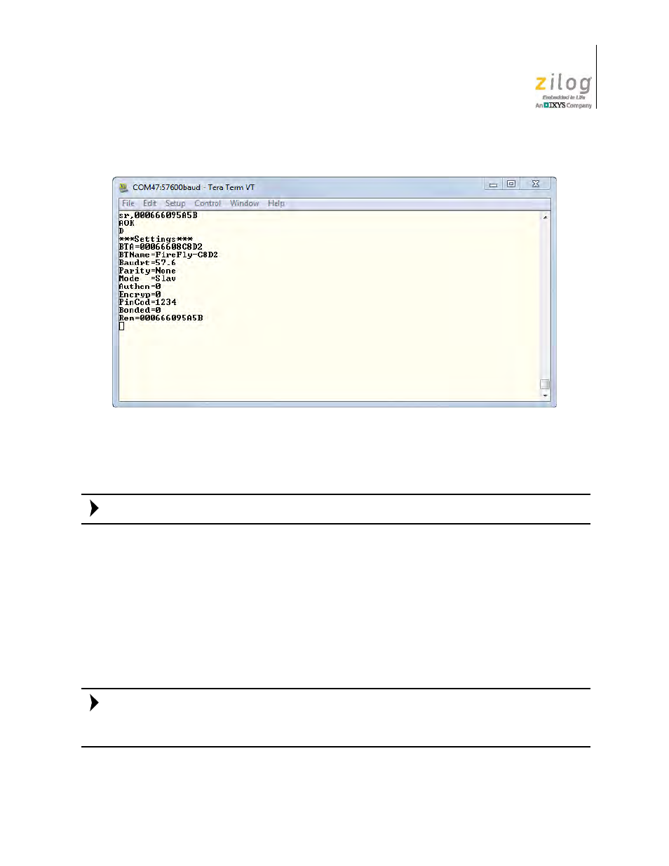 Figure 27. module 2 remote address settings | Zilog ZUSBOPTS User Manual | Page 37 / 59