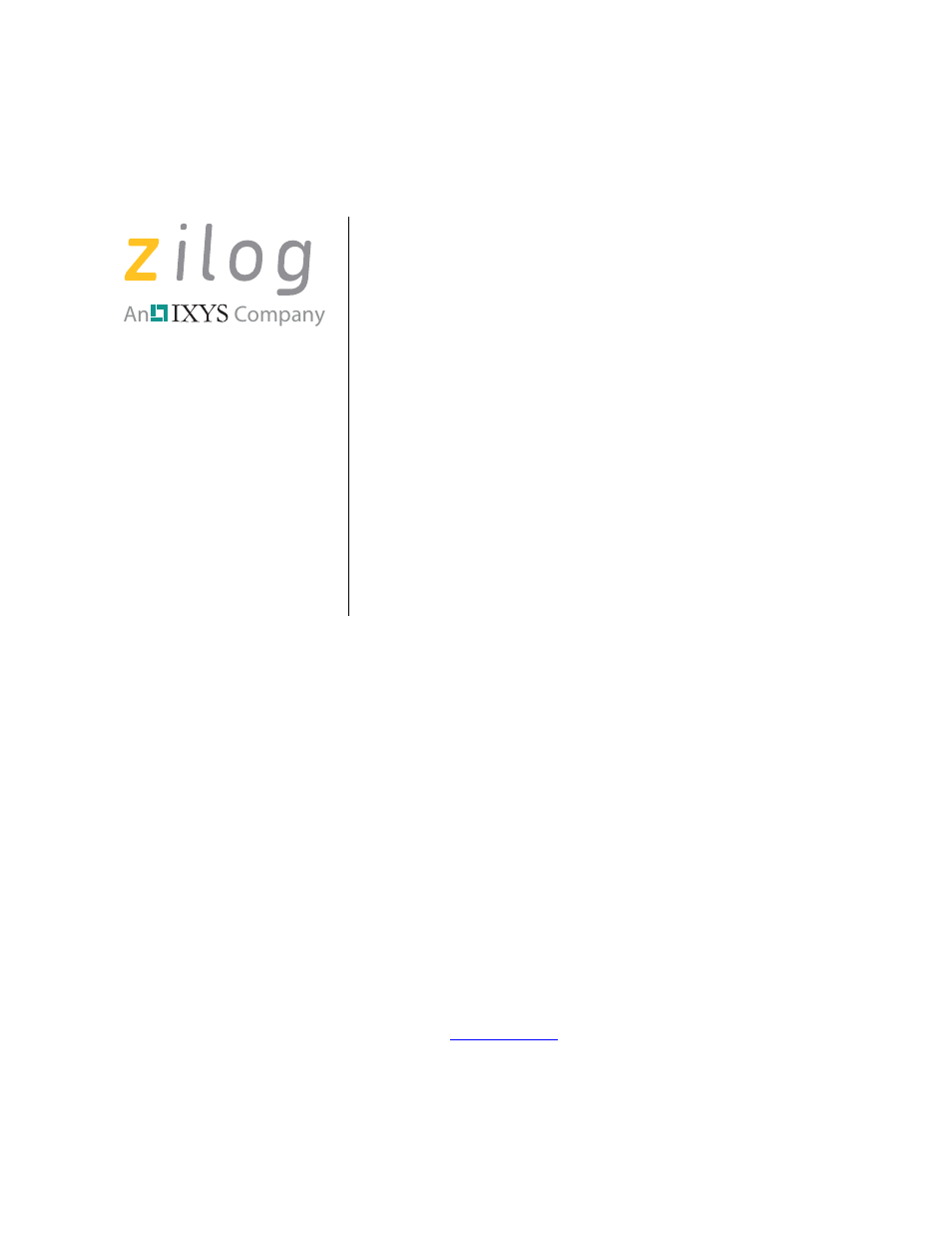 Zilog Z8F0130 User Manual | 314 pages