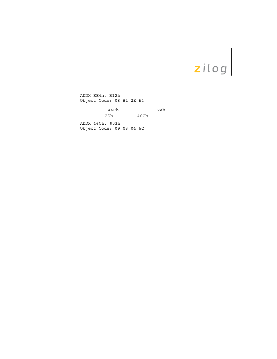Zilog Z8F0130 User Manual | Page 100 / 314
