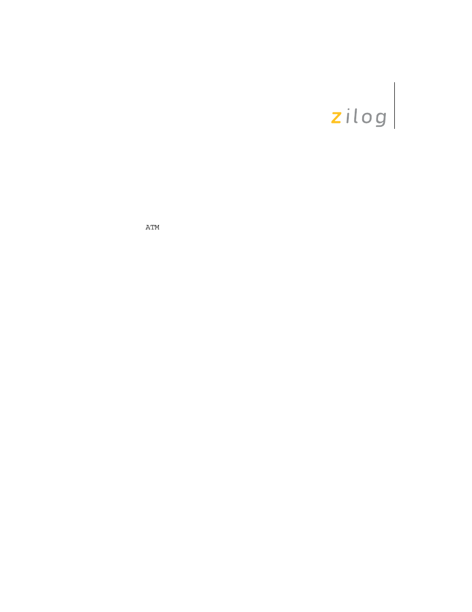 Zilog Z8F0130 User Manual | Page 106 / 314