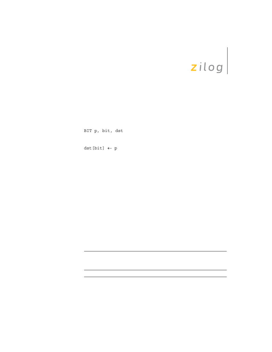 Zilog Z8F0130 User Manual | Page 110 / 314