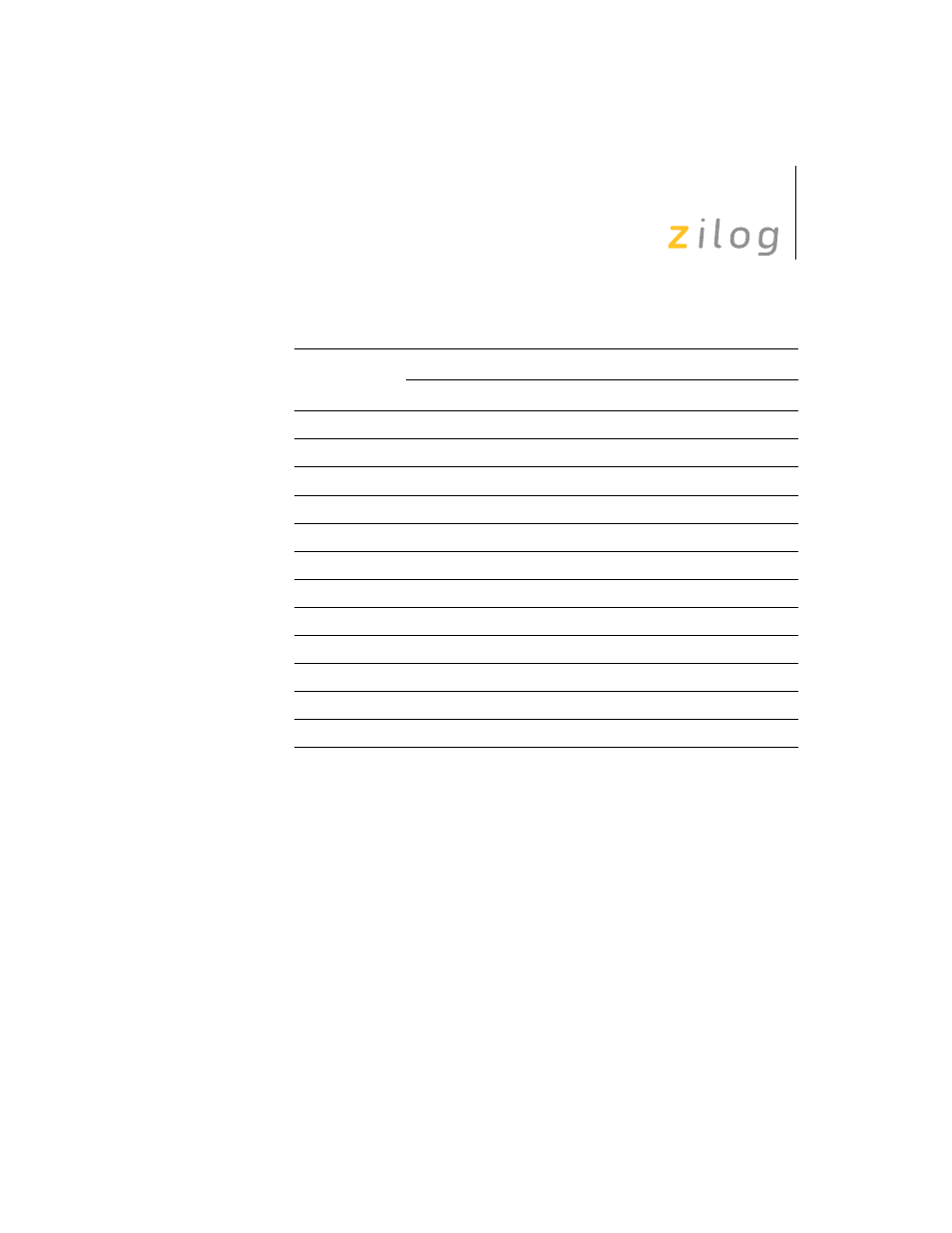 Zilog Z8F0130 User Manual | Page 118 / 314