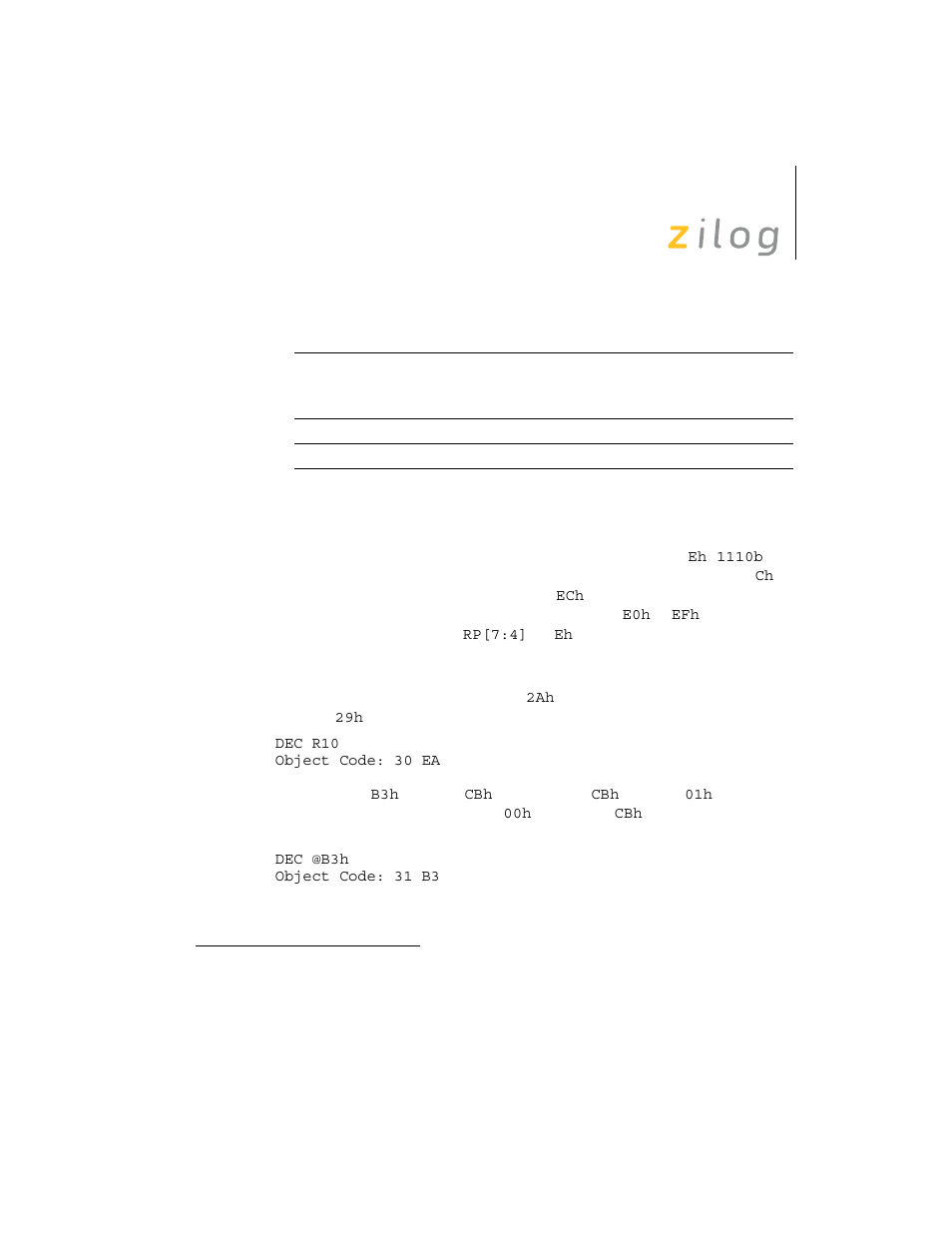 Zilog Z8F0130 User Manual | Page 151 / 314