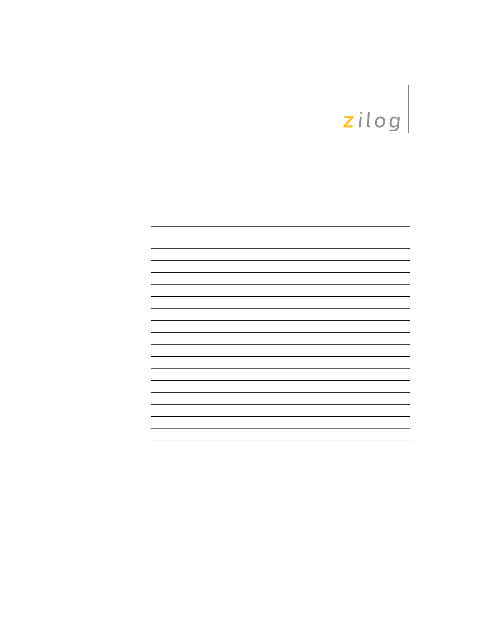 Zilog Z8F0130 User Manual | Page 157 / 314