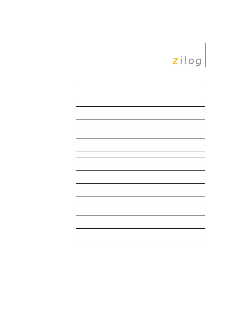 Zilog Z8F0130 User Manual | Page 180 / 314