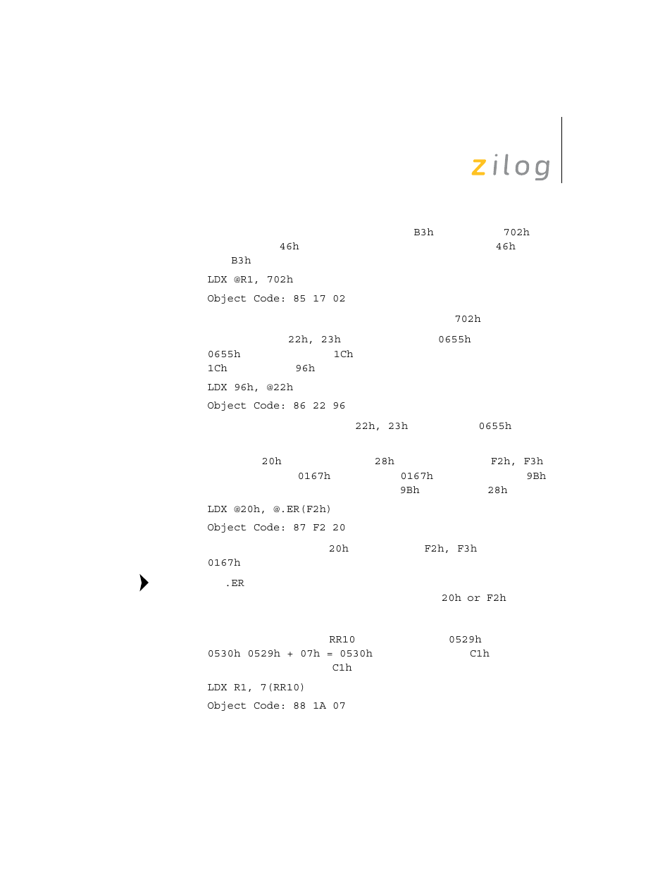 Zilog Z8F0130 User Manual | Page 199 / 314