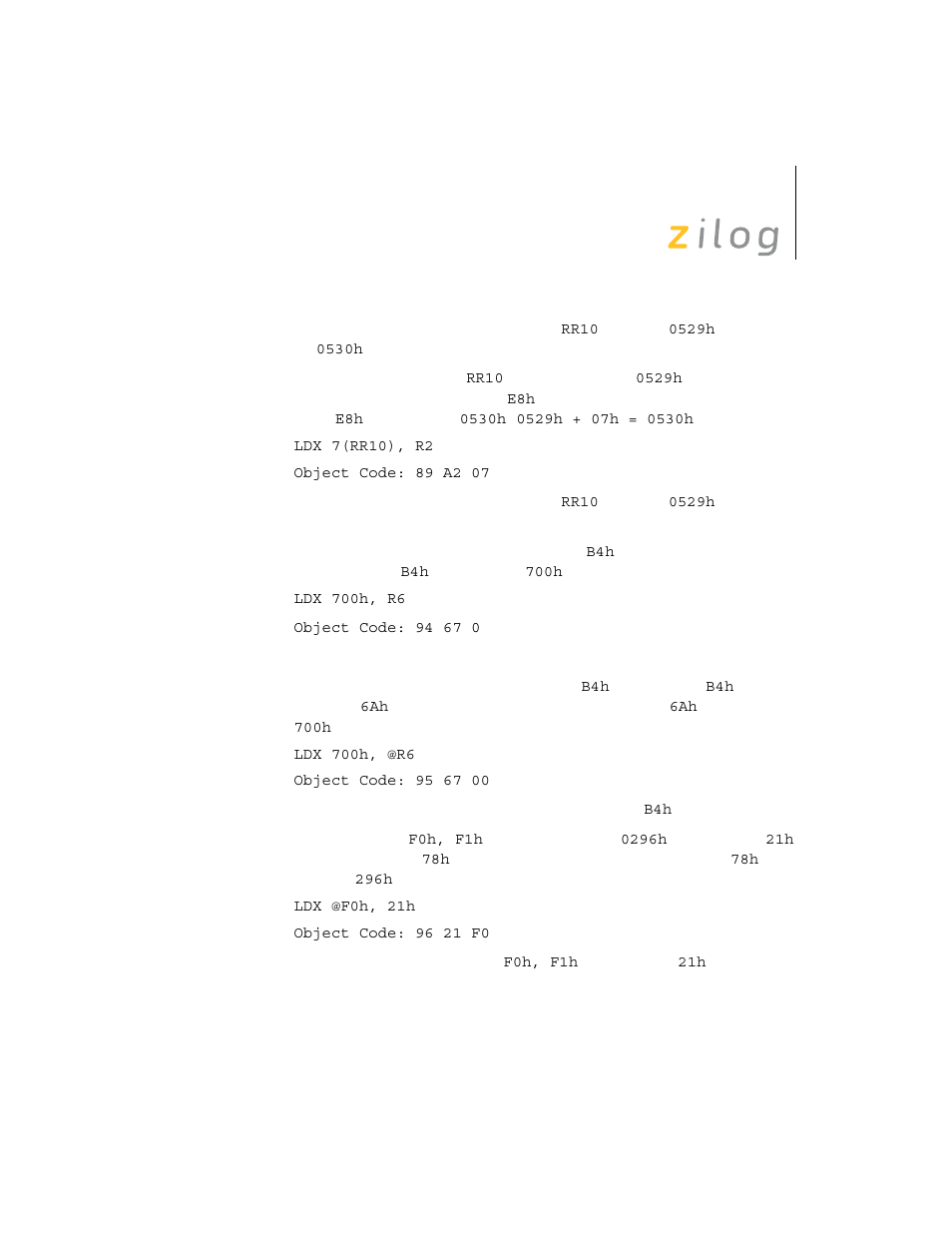Zilog Z8F0130 User Manual | Page 200 / 314