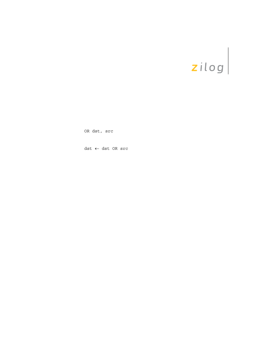Zilog Z8F0130 User Manual | Page 207 / 314