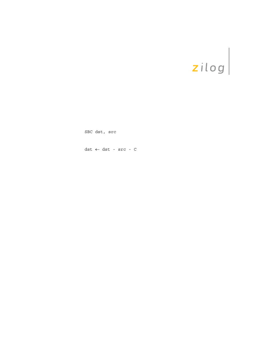Zilog Z8F0130 User Manual | Page 232 / 314