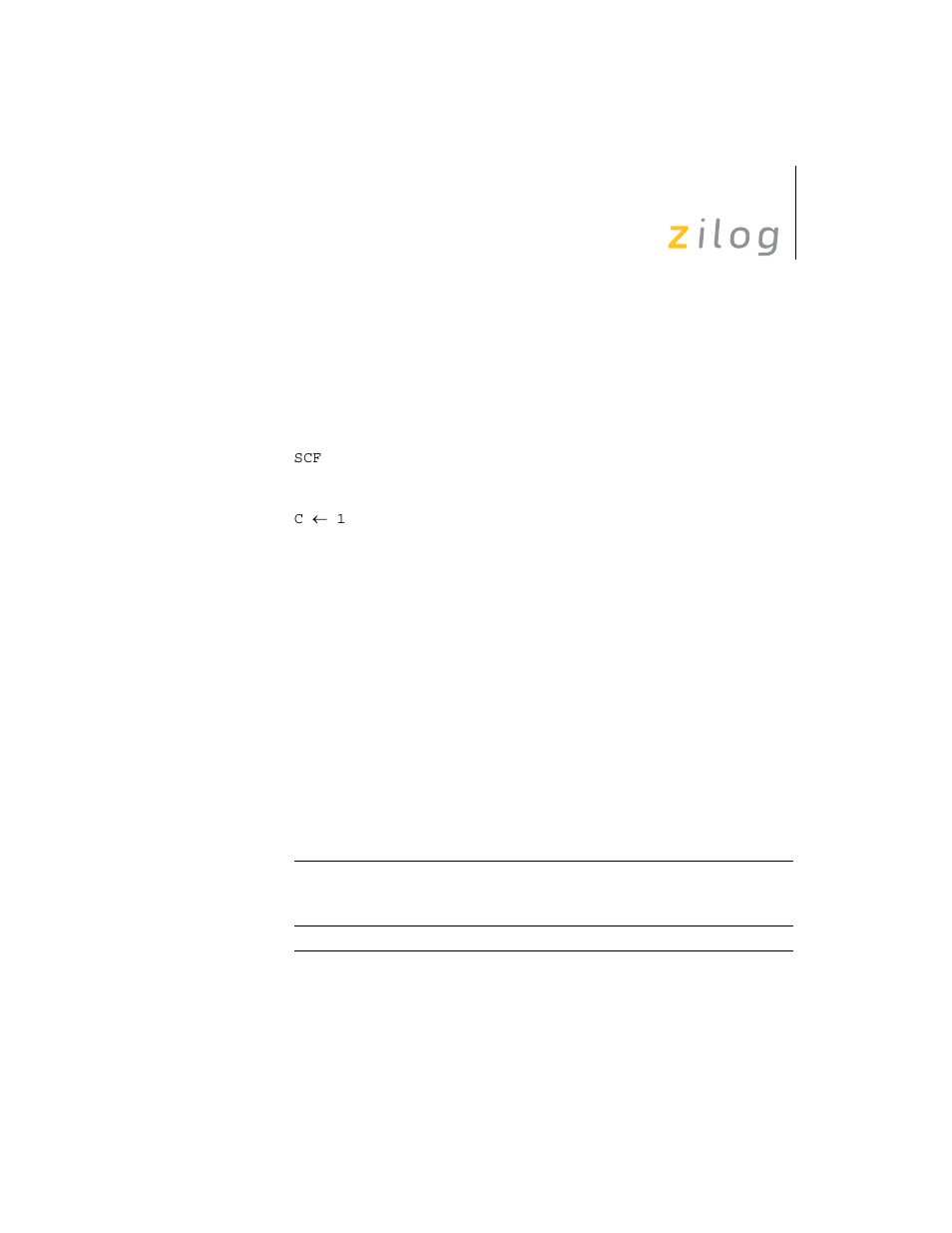 Zilog Z8F0130 User Manual | Page 237 / 314