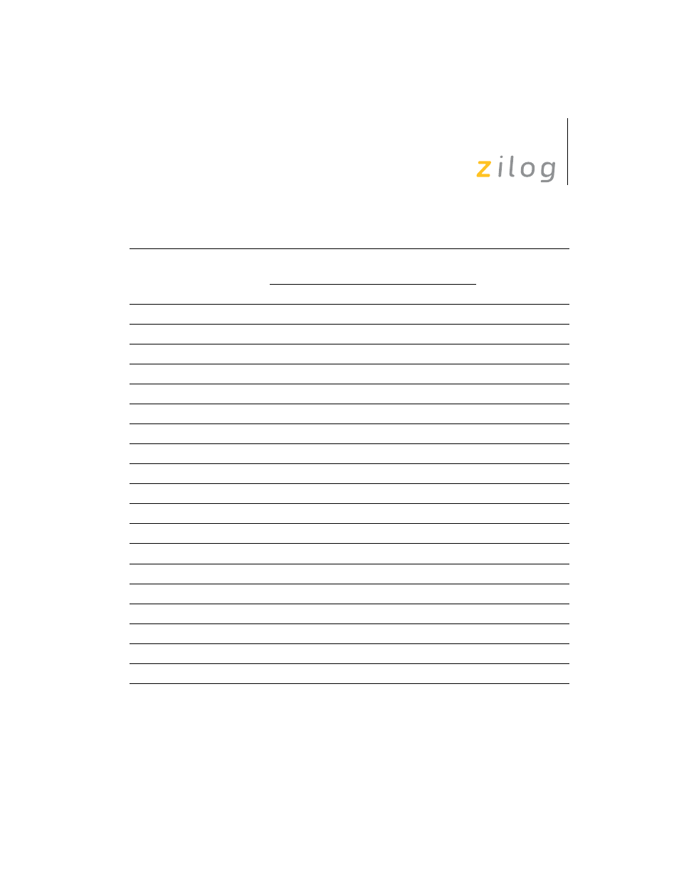 Zilog Z8F0130 User Manual | Page 279 / 314