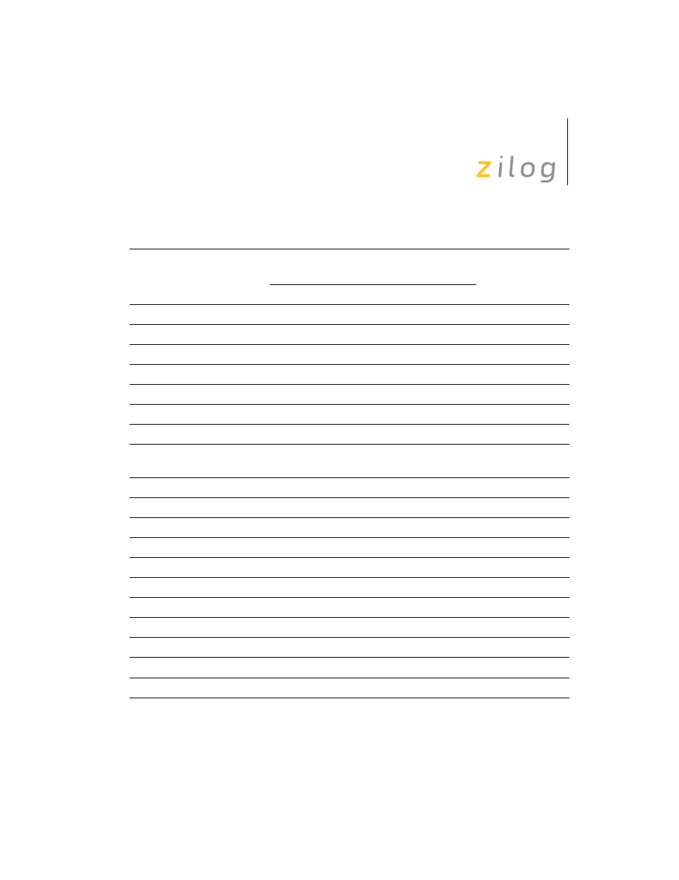 Zilog Z8F0130 User Manual | Page 282 / 314