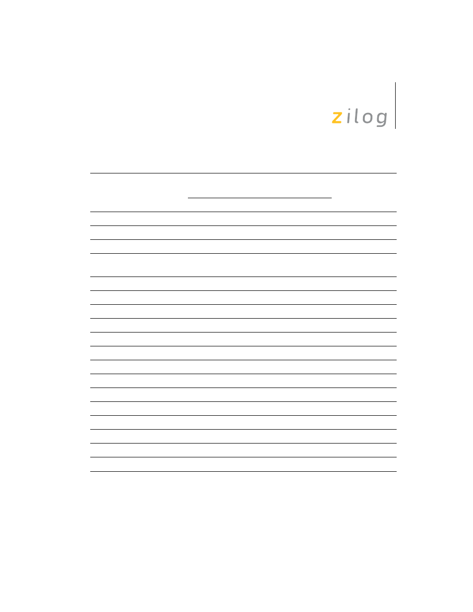 Zilog Z8F0130 User Manual | Page 283 / 314