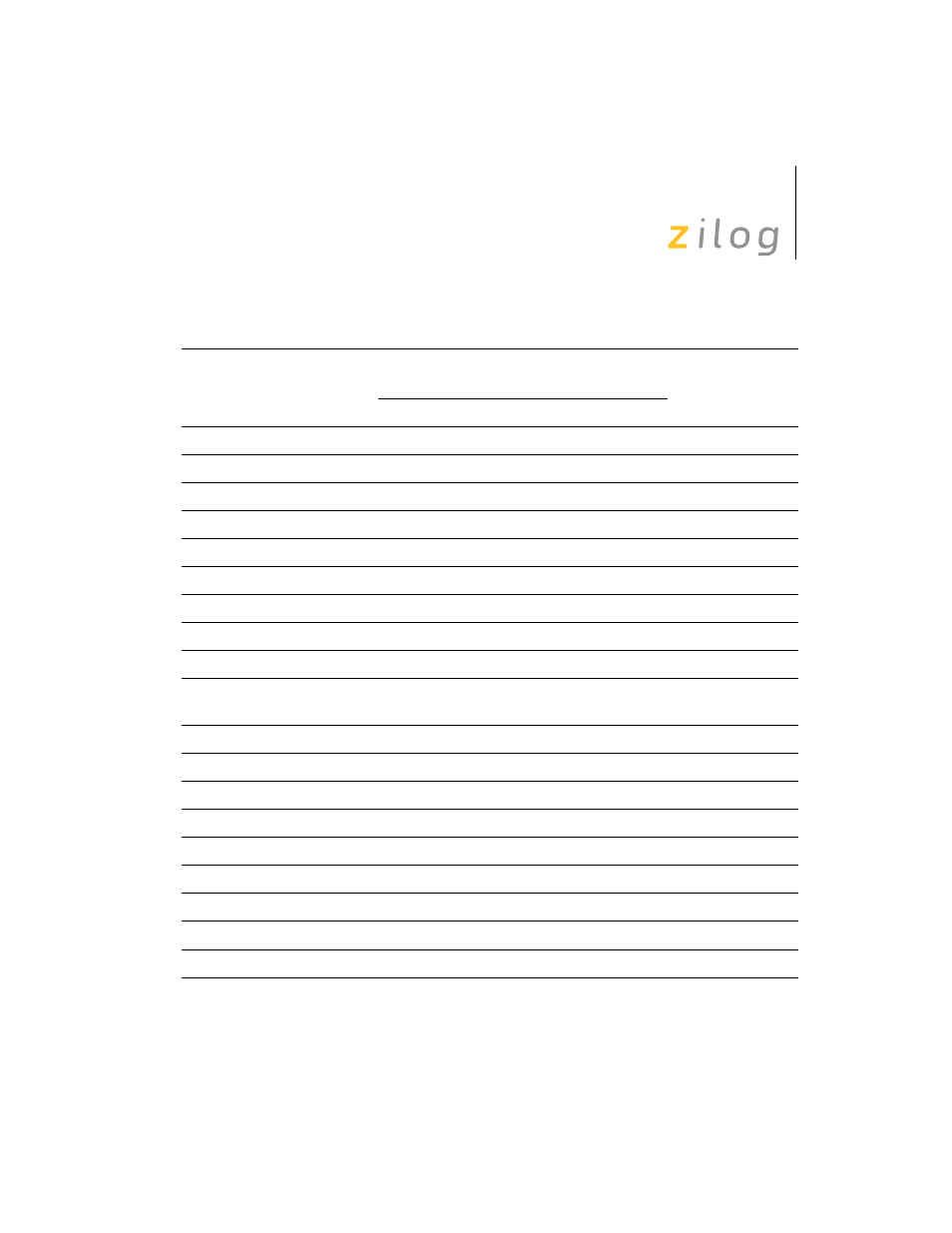 Zilog Z8F0130 User Manual | Page 286 / 314