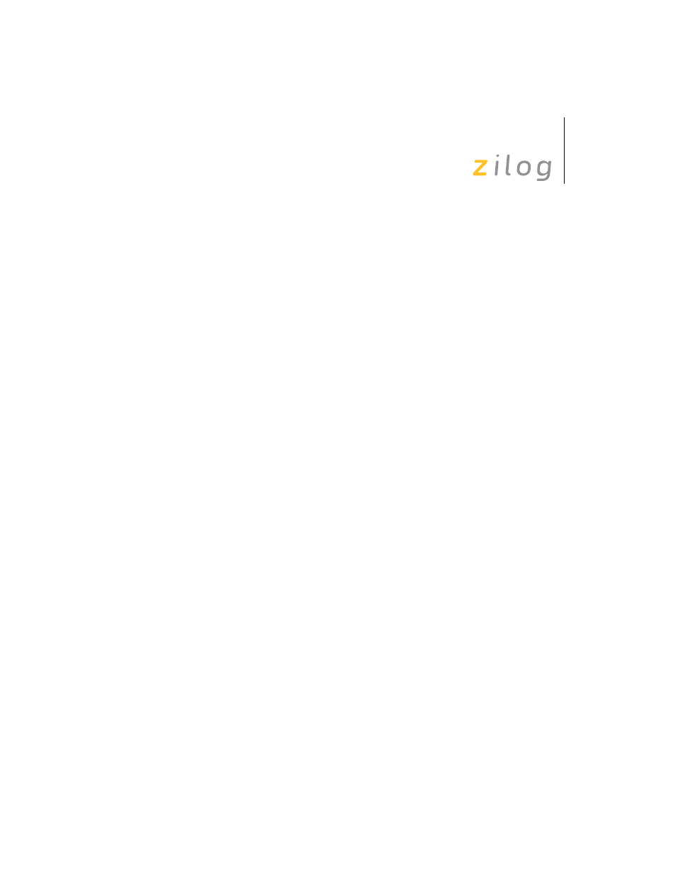 Zilog Z8F0130 User Manual | Page 313 / 314