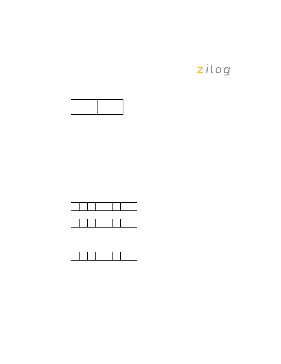 Zilog Z8F0130 User Manual | Page 37 / 314