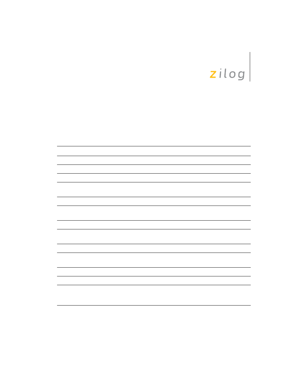 Ez8 cpu instruction notation | Zilog Z8F0130 User Manual | Page 65 / 314