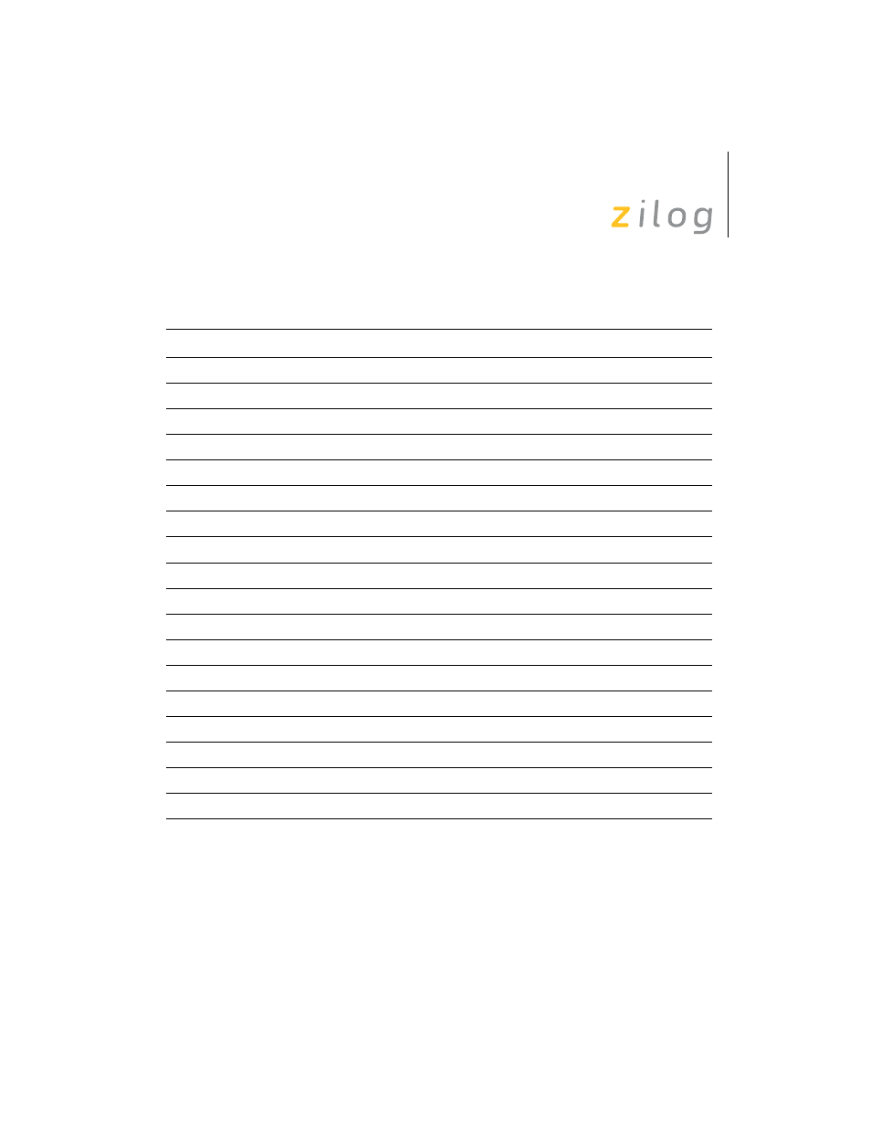 Table 12, Thro | Zilog Z8F0130 User Manual | Page 68 / 314