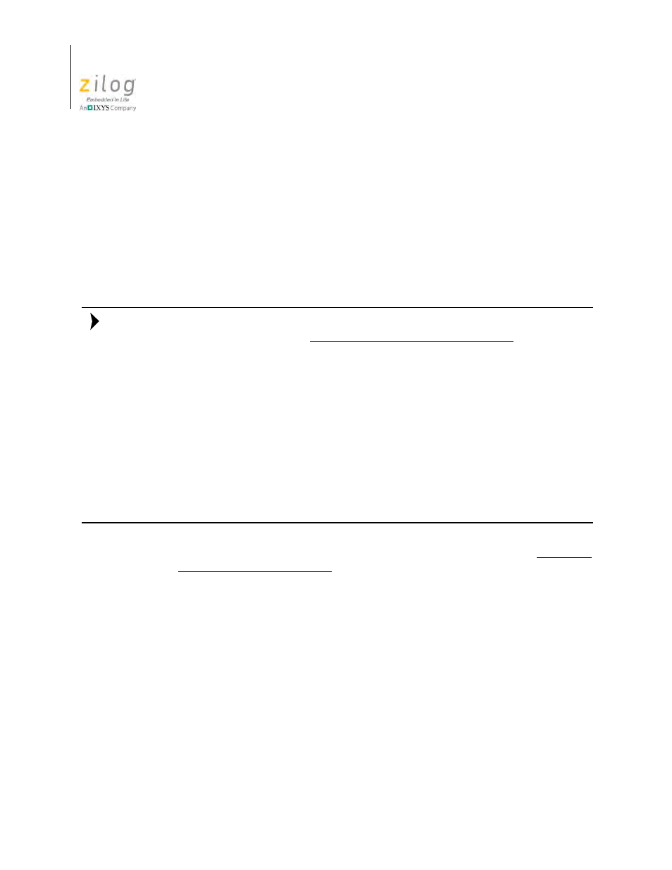 Zilog Z8F0130 User Manual | Page 108 / 582