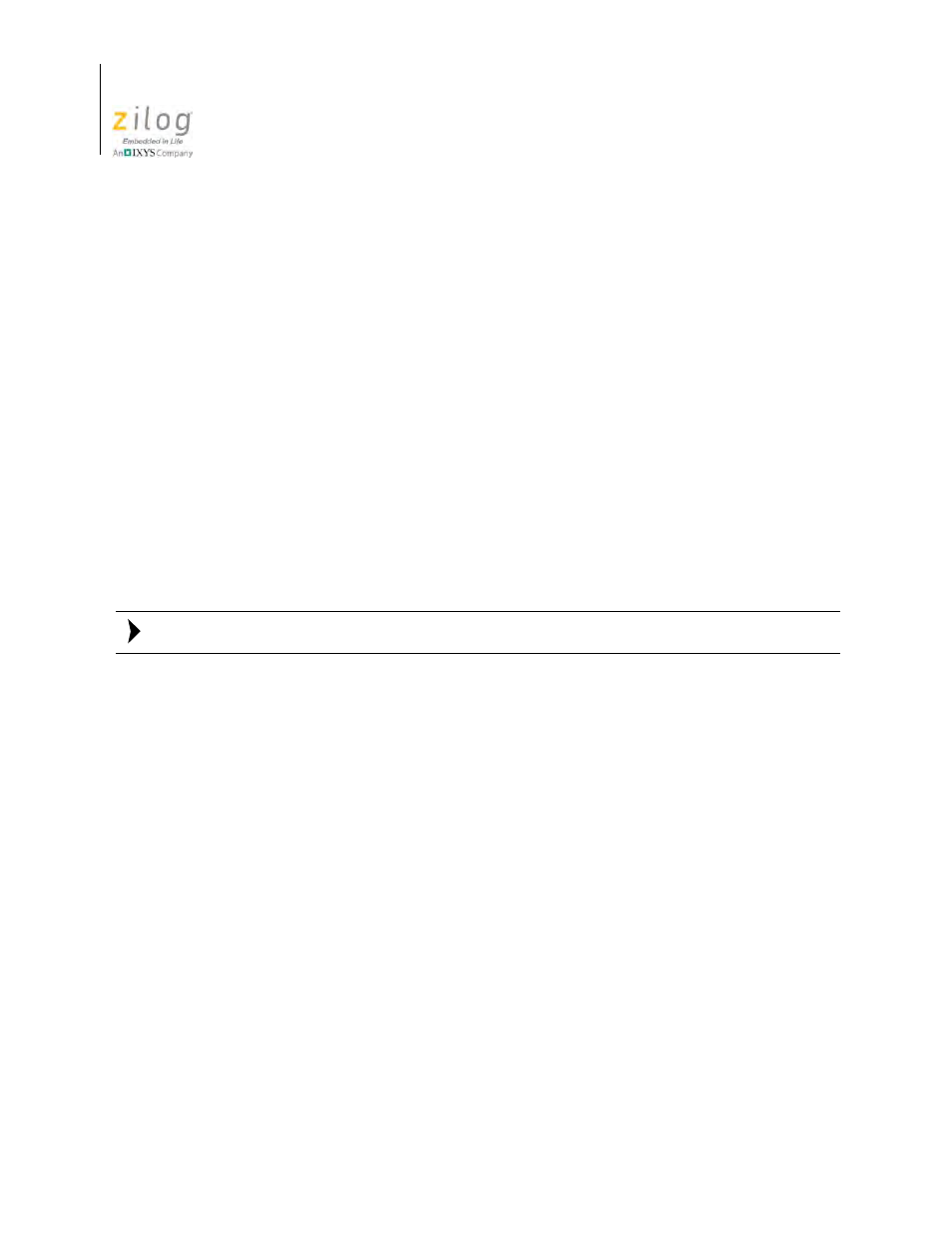 Zilog Z8F0130 User Manual | Page 110 / 582