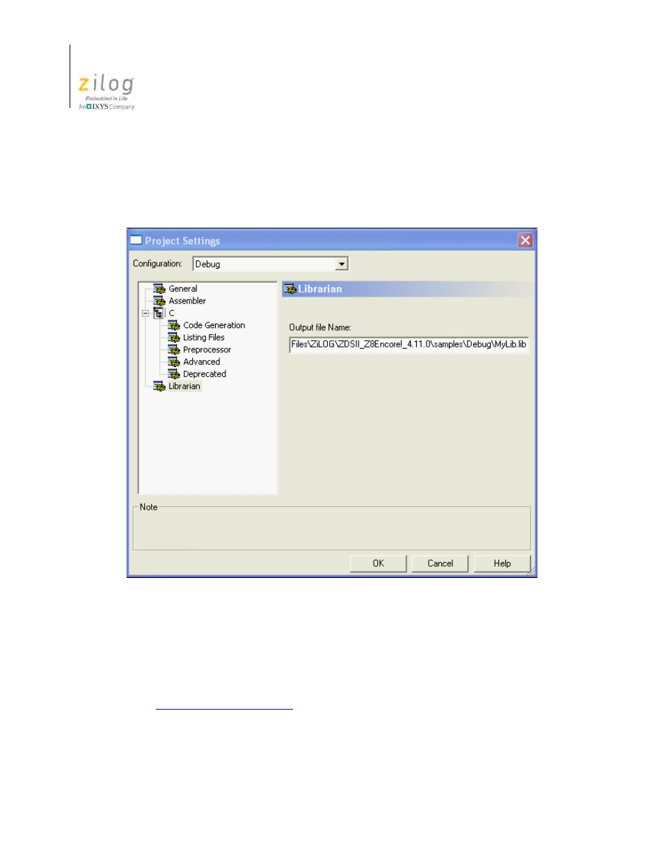 Zilog Z8F0130 User Manual | Page 116 / 582